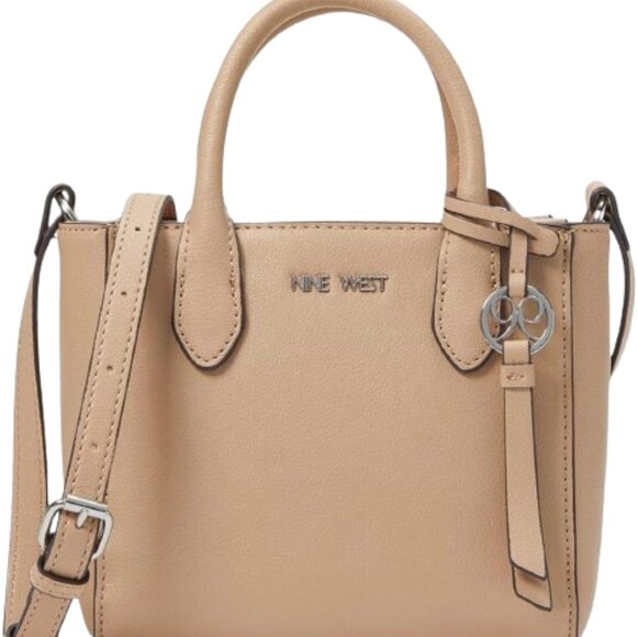 Nine West Handbags - NWT Nine West Maysenn Mini Crossbody Purse Satchel Barely Nude 👜
